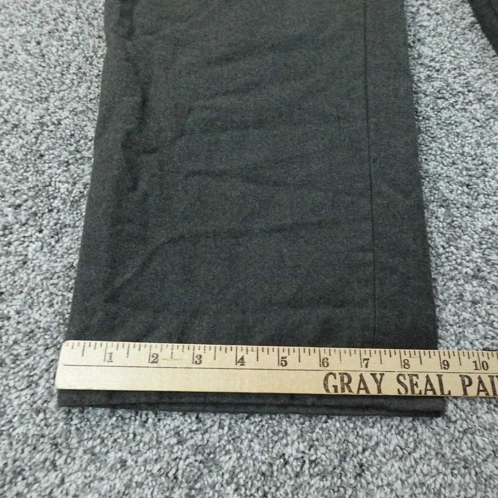 Wool‎ Cashmere Pants Mens 34X31 Gray Chino Trouser Dress Slacks Pleated Italy 48